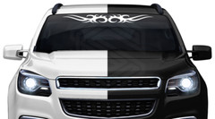 Design #133 TRIBAL SCROLL Windshield Decal Window Sticker Vinyl Banner Graphic
