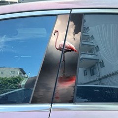 2pcs Car Center Pillar Sticker B-Pillar Protective Film Decoration Decals
