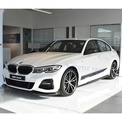 Glossy Black Performance Vinyl Decals Door Side Skirt Sill Stickers for BMW G20
