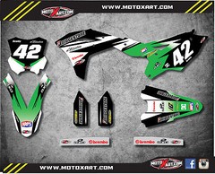 KXF 250 2017 Full graphics kit FLASH style custom sticker kit decals
