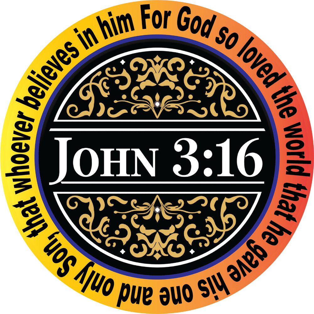 Bible verses 3.16 Matthew Vinyl Decals for Bless. Prayers for car’s Windows