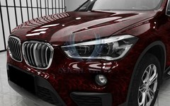 PET Marble Pearl Gloss Dark Red Car Vehicle Vinyl Wrap Decal Sheet Sticker
