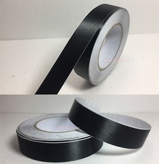 Bubbles Free Car Metal Brushed Matte ALUMINUM Vinyl Wrap Sticker Film Black AB