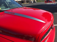 Fits Ram 1500 Hood Spears Graphics Vinyl Stripes 3M Decals Stickers 2009-2018