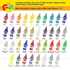 PinStriping Pin Stripe Tape SOLID Line Decor Decal Self-Adhesive Vinyl Stickers