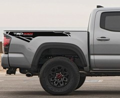 TRD 4×4 Off Road specific side vinyl decal for 2016 – 2023 Toyota Tacoma Sport