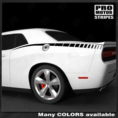 Decals for Dodge Challenger 2008-2023 Rear Quarter Side Stripes (Choose Color)