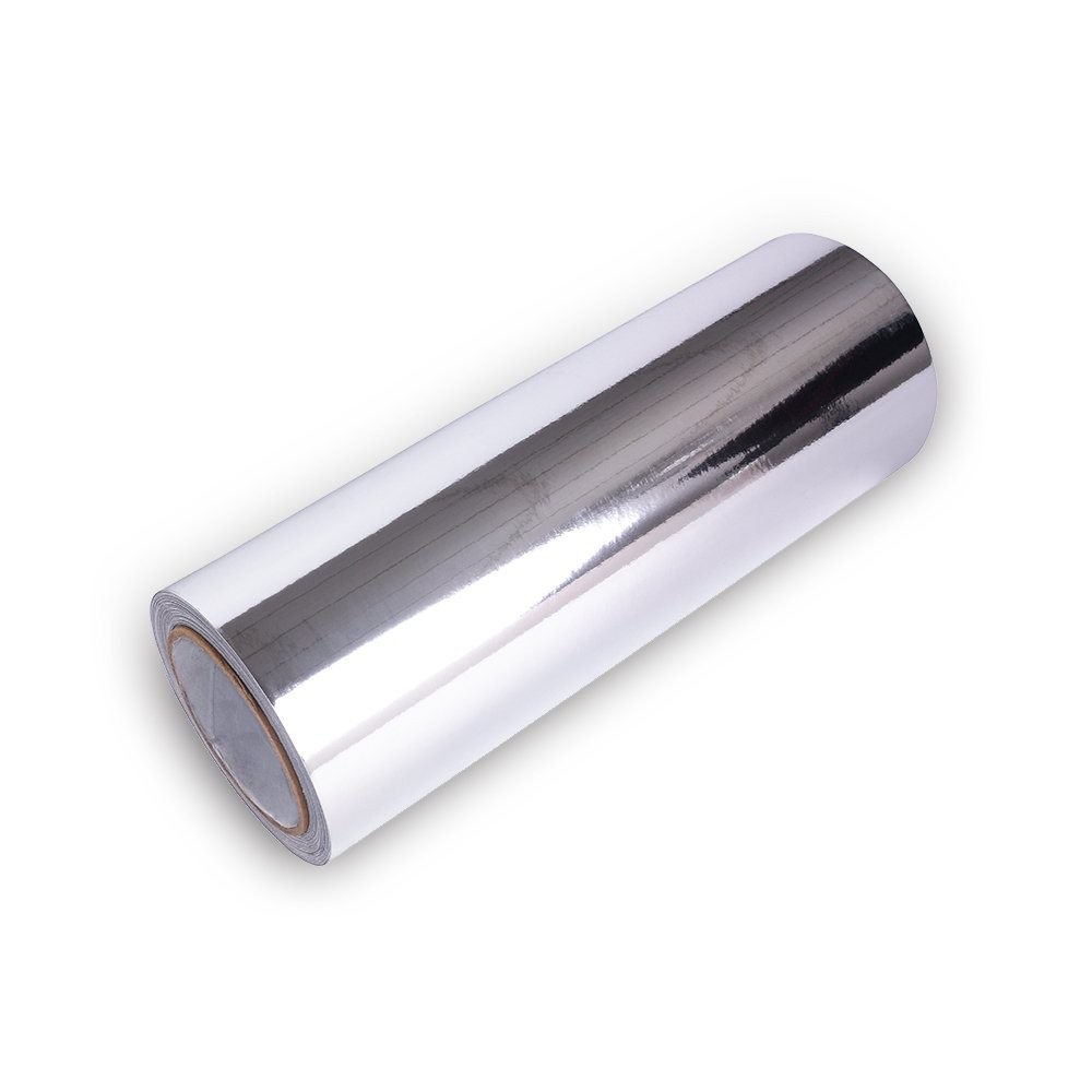12×60 Inch Self Adhesive Reflective Chrome Silver Vinyl Wrap Sticker Decal Film