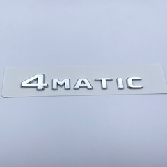 4MATIC Chrome Emblem Trunk Tailgate Lid Badge For Mercedes Benz AMG GLA GLC GLE