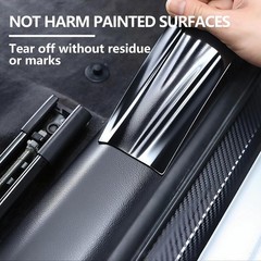 Automotive-Grade Carbon Fiber Vinyl Wrap Tape 1.2in x 30ft – Easy Clean Removal