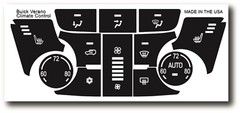 2012-2015 Buick Verano Climate Control Button Repair Decal Sticker Set