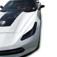 For 2014-2019 Chevy Corvette C7 Headlight Eyelid Cover Trim Decal Overlays