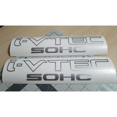 (2x) i-VTEC SOHC ( 10″ x 2.5″) Vinyl Decal Sticker for Honda Accord Civic Si RS