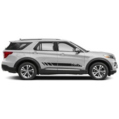 Mountains side stripes graphics decals compatible with Ford Explorer