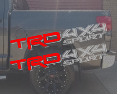 TRD 4×4 SPORT Tundra Sticker *BED SIDE STRIPESDECAL SET (0EDD01)