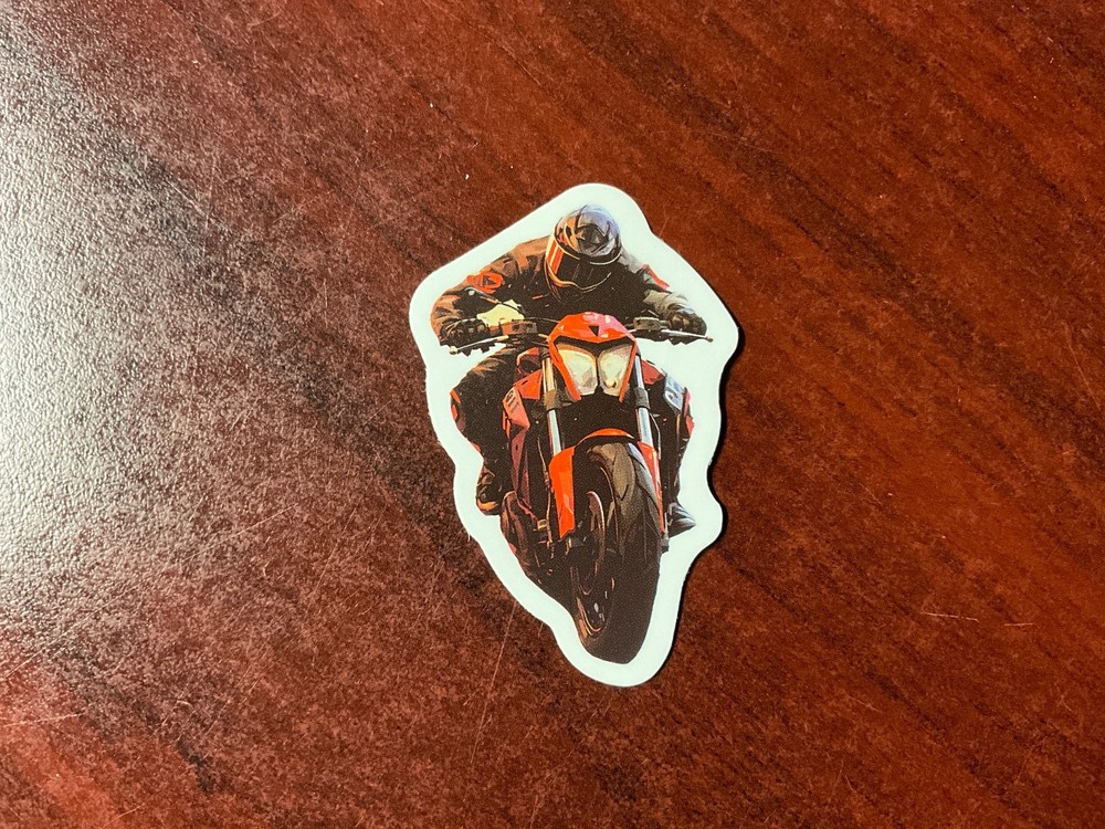 Motorcycle Sticker for Helmets or toolbox #9,794