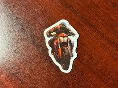 Motorcycle Sticker for Helmets or toolbox #9,794