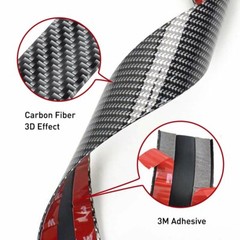 Parts Accessories Carbon Fiber Vinyl Car Door Sill Scuff Plate Sticker Protector