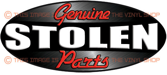 Genuine Stolen Parts, Rat Rod,Hot Rod, Gasser,Tool Box 2.2×5 inch, Decal Sticker