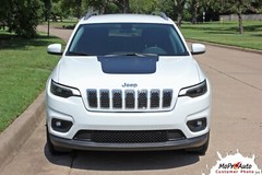 2018 2019 2020 Jeep Cherokee Trailhawk Hood Decal 3M Pro Vinyl Graphics Stripes