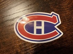 Motorcycle Sticker for Helmets or toolbox #5,267 NHL Montréal Canadiens