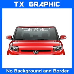 SCION WINDSHIELD DECAL VEHICLE GRAPHIC VINYL STICKER BACK WINDOW SZ: 5″ X 40″