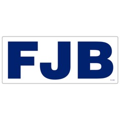 FJB Rectangle Sticker – China Biden Fck Joe 2024 Car Truck Vinyl Decal PL1063