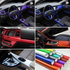 Stretch Car Satin Matte Chrome Metallic Vinyl Wrap Sticker Decal Strip Decors US