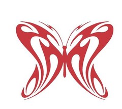 FLAME DECAL BUTTERFLY #6 VINYL HOOD AUTO CAR TRUCK SUV VAN SEMI VEHICLE BURN
