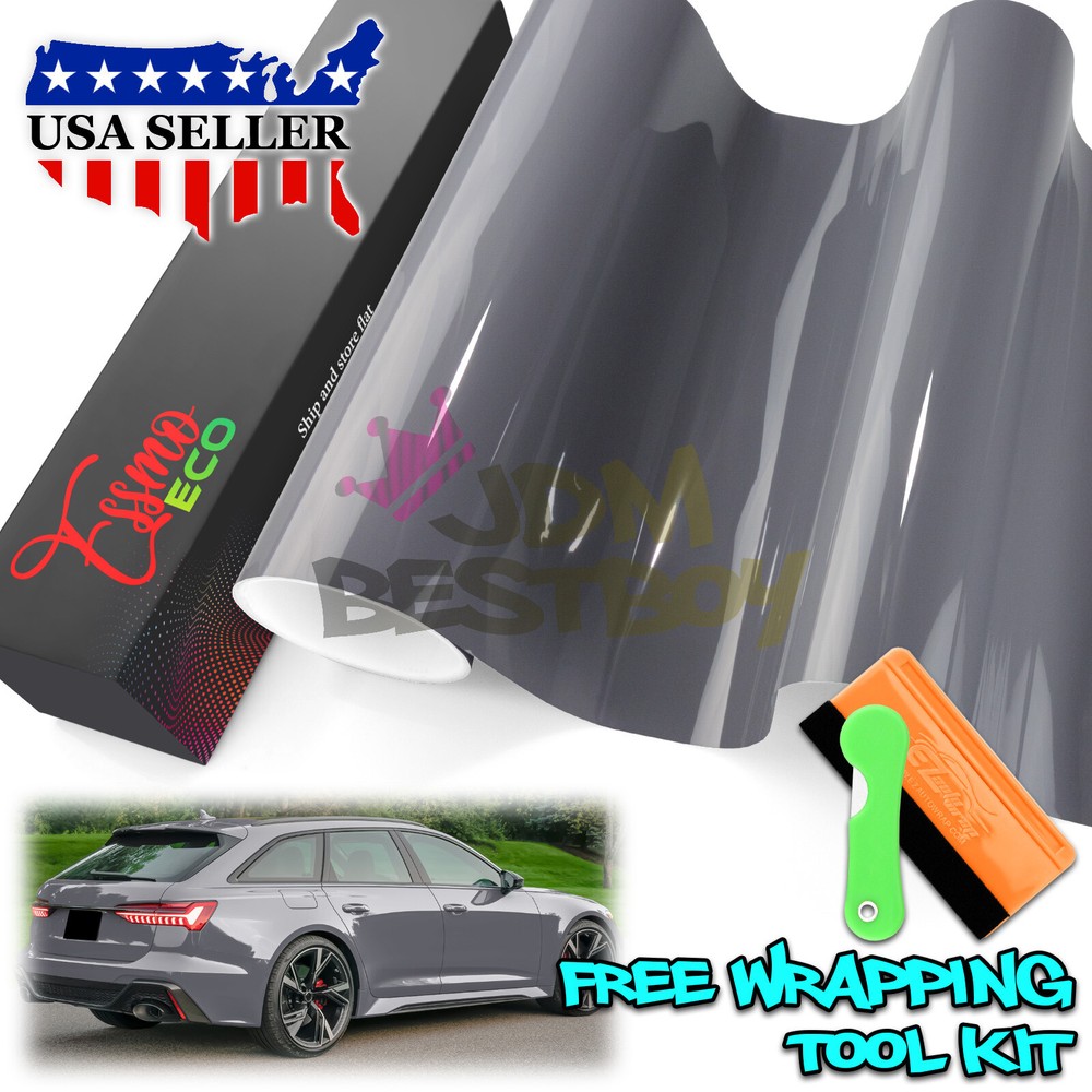 1FTx5FT PPF Paint Protection Film Gloss Nardo Gray Invisible Scratches Shield