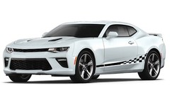 Finishing flag stripes graphics stickers decal compatible with Chevrolet Camaro