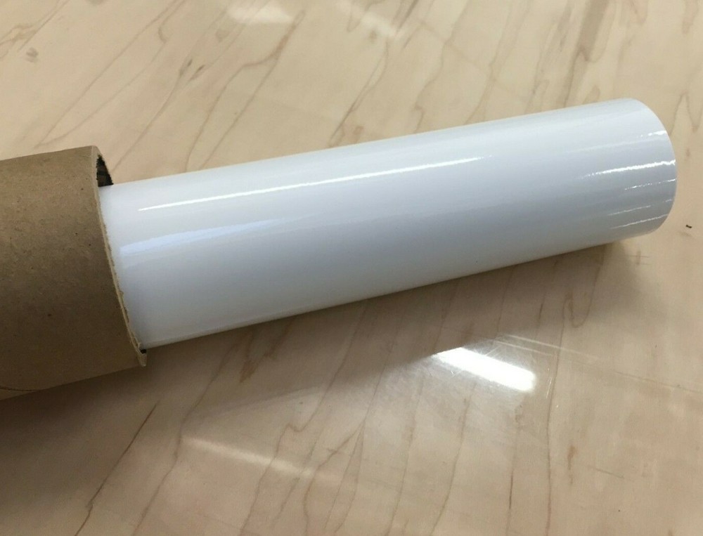 Gloss Glossy White 12″ x 60″ Vinyl Car Auto Wrap Air Egress Decal Sticker Film