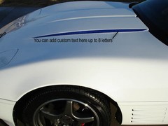 C4 CORVETTE HOOD STRIPES 1984-1996 fits all C4