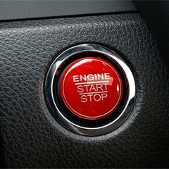 For Toyota Camry Corolla Prius Engine Start/Stop Push Button Cover Trim Sticker