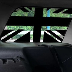 Bmw Mini Rear Side Window Union Jack Sticker, Matte Black