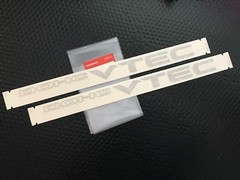 GENUINE OEM HONDA 99-00 CIVIC SI EK EMI B16A2 DOHC VTEC DECAL STICKER SET PAIR