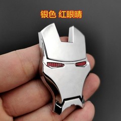 3D Metal Car Rear Trunk Lid Fender Body Badge Avengers Iron Man Emblem Decal