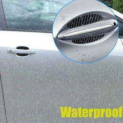 4PCS Carbon Fiber Car Door Handle Bowl Anti Scratch Protective Film Paint Guard