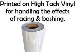 Race car Side wrap Laminated Print Modified super stock Street-38 Veins