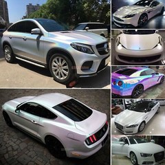 Car Wrap Glitter Chameleon Satin Mirror Chrome Pearl Metal Vinyl Sticker / WH US