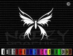 Butterfly #6 Cute Pretty Funny Family Mom Flower Car Decal Window Vinyl Sticker