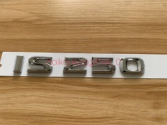 Chrome ABS IS250 Number Trunk Letters Badge Emblems Sticker For 08-20