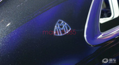 Chrome ABS ” S680 + MAYBACH + V12 ” Emblem Auto Front Badge for Mercedes-Benz S