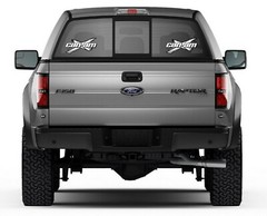 CAN-AM X Logo / WHITE / 8″ Pair vinyl decals, stickers, graphics