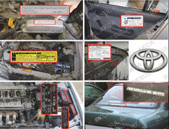 Toyota Corolla AE101 Decal Set Stickers For All Models Engines Best Quality