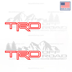 TRD 4X4 Off Road decal vinyl bedside Fits Tundra Tacoma Toyata Truck Sticker k
