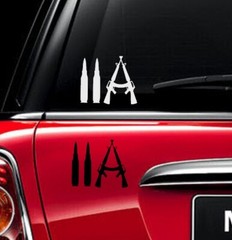 2A second ammendment Decal Vinyl Car Window Sticker ANY SIZE