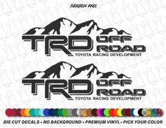 TRD Mountain Off Road TOYOTA RACING DEVELOPMENT Tundra Tacoma 4×4 Truck Decals