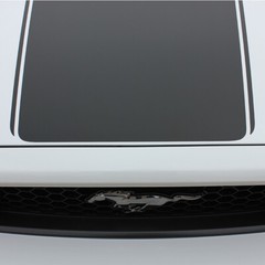 2013-2014 Ford Mustang Center Hood Hockey Body Stripes 3M Vinyl Graphic Decals