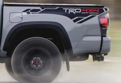 X2 TRD 4×4 off-road vinyl decal for 2013-2019 Toyota Tacoma bed side